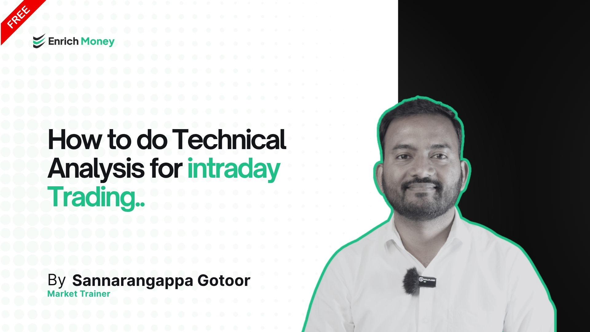 How to do Technical Analysis for intraday Trading