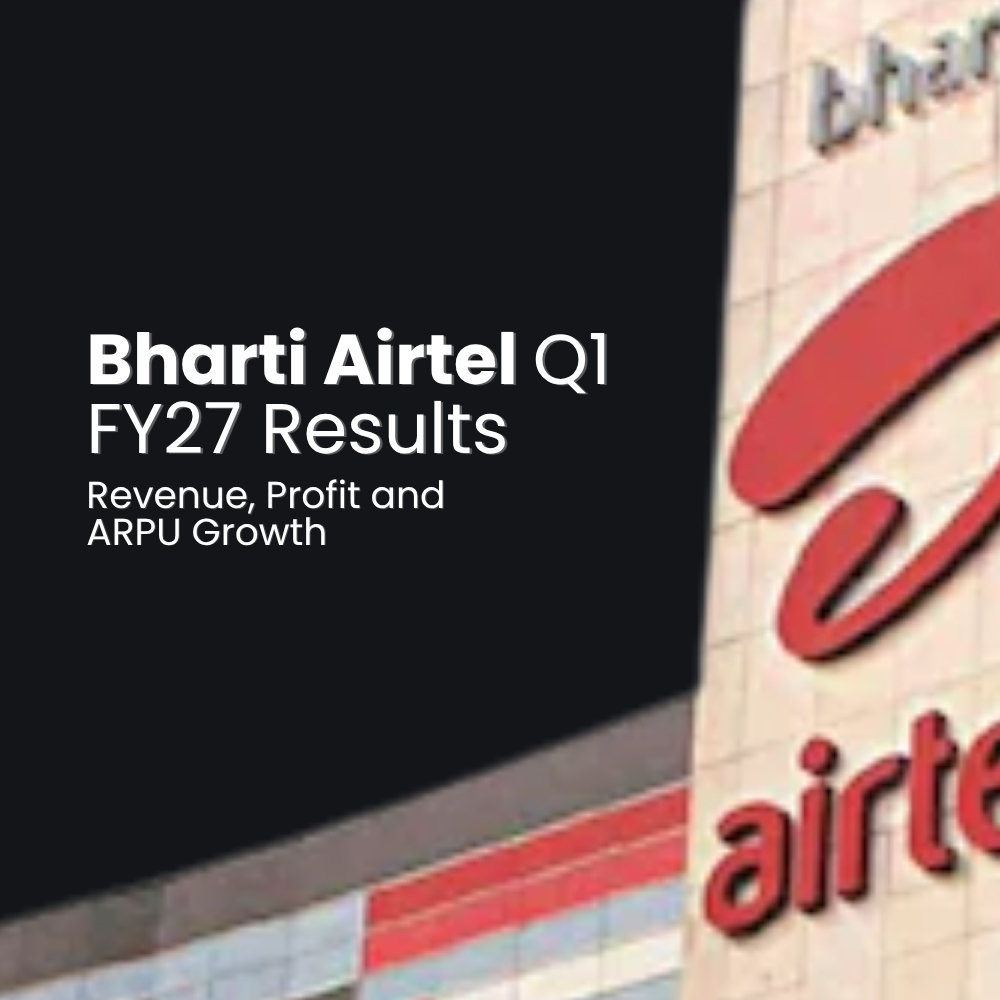 Featured image for Bharti Airtel Q1 FY27 Results: Revenue, Profit and ARPU Growth