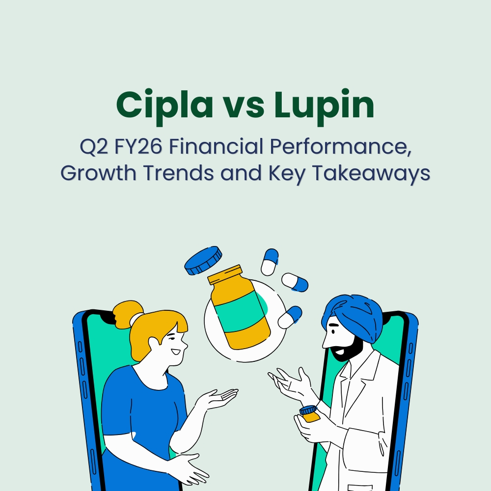 Featured image for Cipla vs Lupin: Q2 FY26 Financial Performance, Growth Trends, and Key Takeaways
