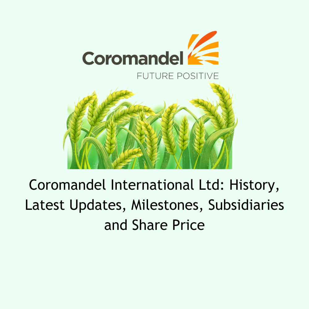 Featured image for Coromandel International Ltd: History, Latest Updates, Milestones, Subsidiaries and Share Price