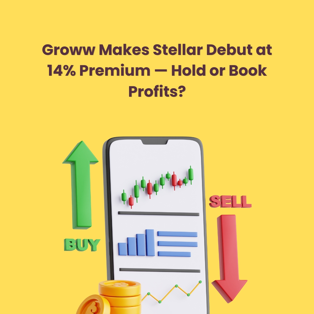 Featured image for Groww Makes Stellar Debut at 14% Premium — Hold or Book Profits?