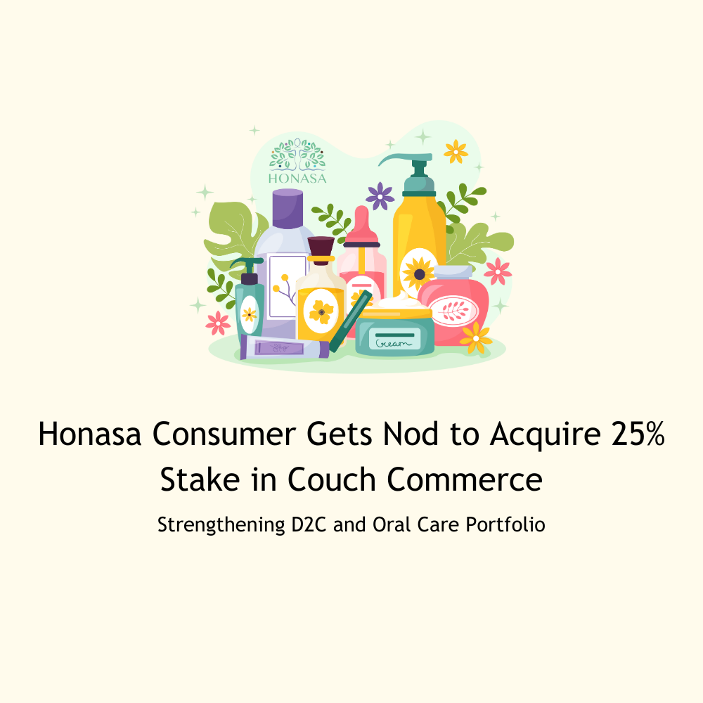 Featured image for Honasa Consumer Gets Nod to Acquire 25% Stake in Couch Commerce 