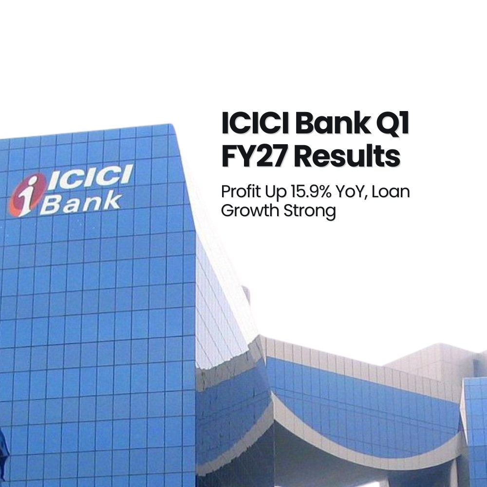 Featured image for ICICI Bank Q1 FY27 Results: Profit Up 15.9% YoY, Loan Growth Strong
