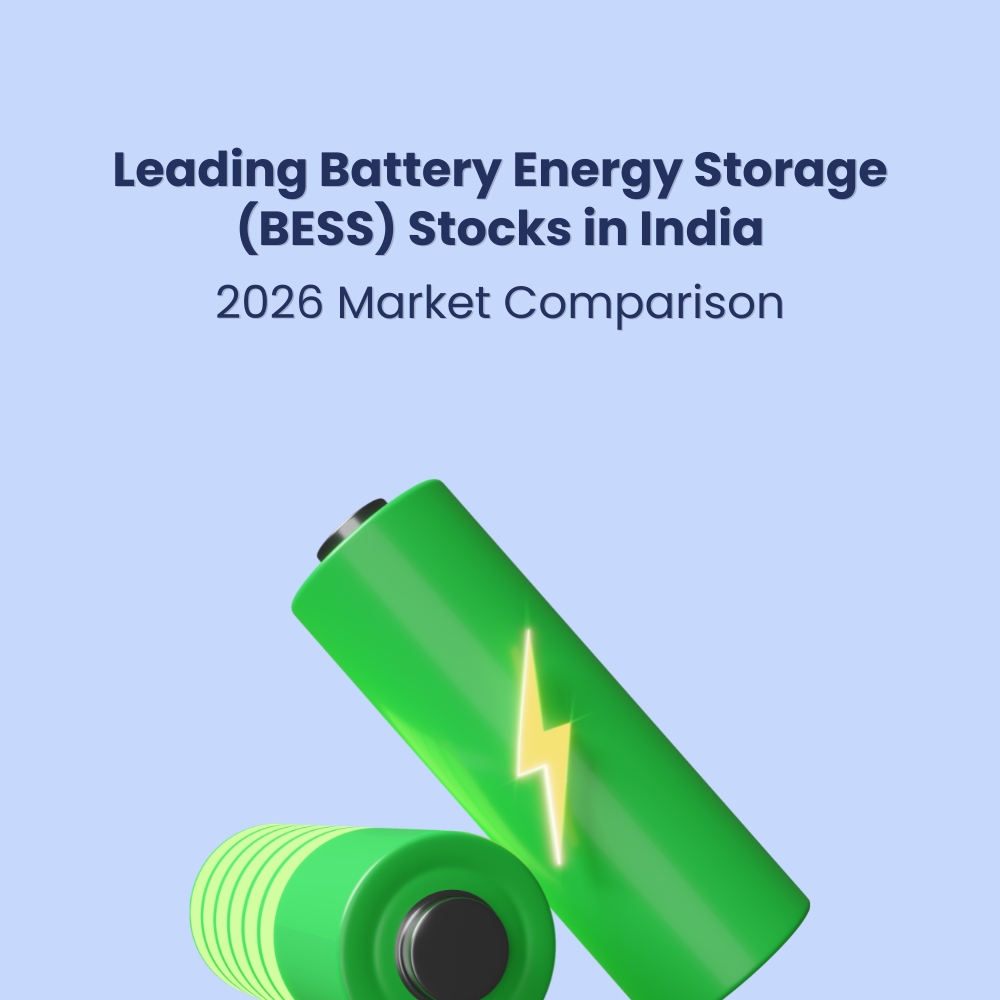 Featured image for Leading Battery Energy Storage (BESS) Stocks in India: 2026 Market Comparison