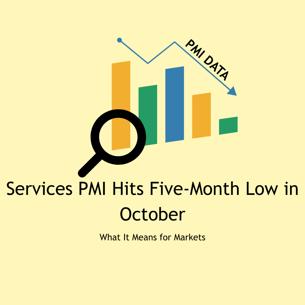 Featured image for India’s Services PMI Hits Five-Month Low in October: What It Means for Markets