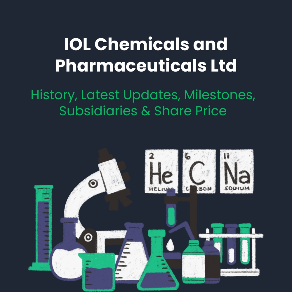 Featured image for IOL Chemicals and Pharmaceuticals Ltd: History, Updates, Milestones, Subsidiaries and Share Price