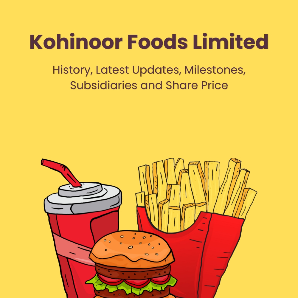 Featured image for Kohinoor Foods Limited - History, Latest Updates, Milestones, Subsidiaries & Share Price