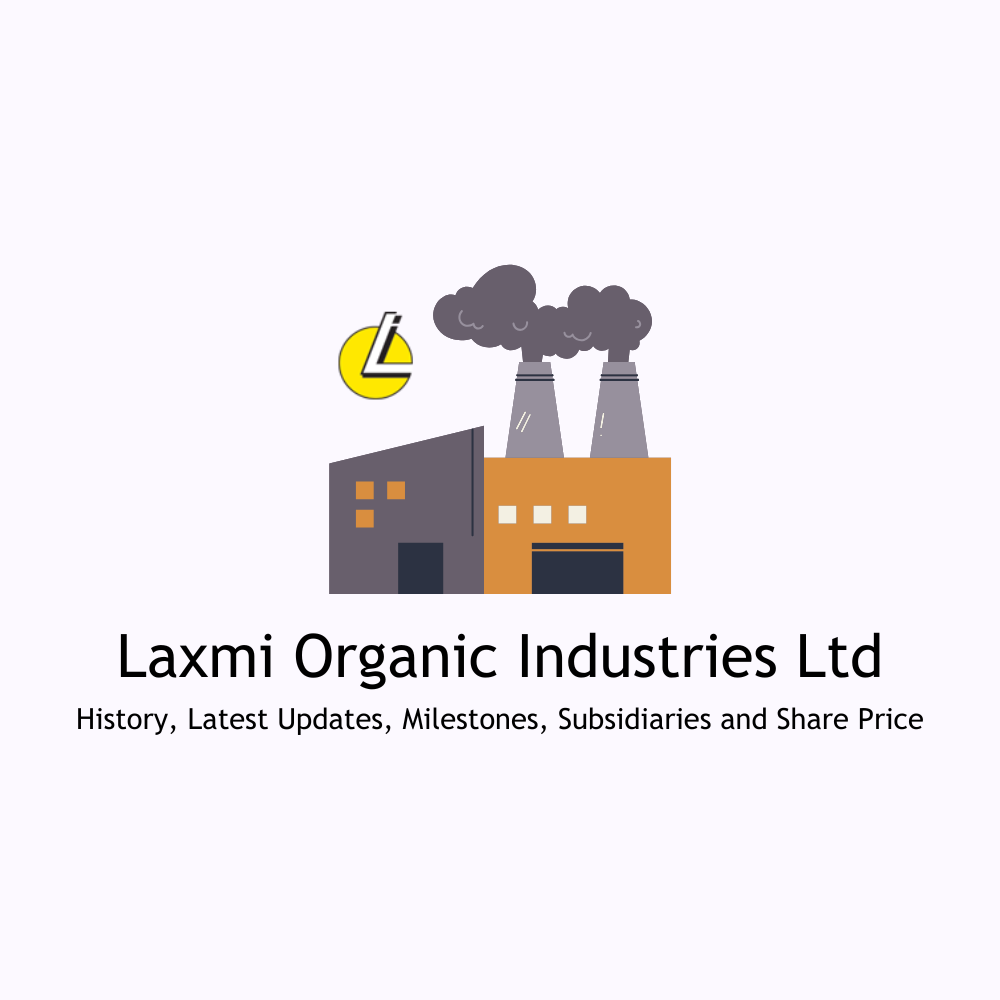 Featured image for Laxmi Organic Industries Ltd: History, Latest Updates, Milestones, Subsidiaries and Share Price