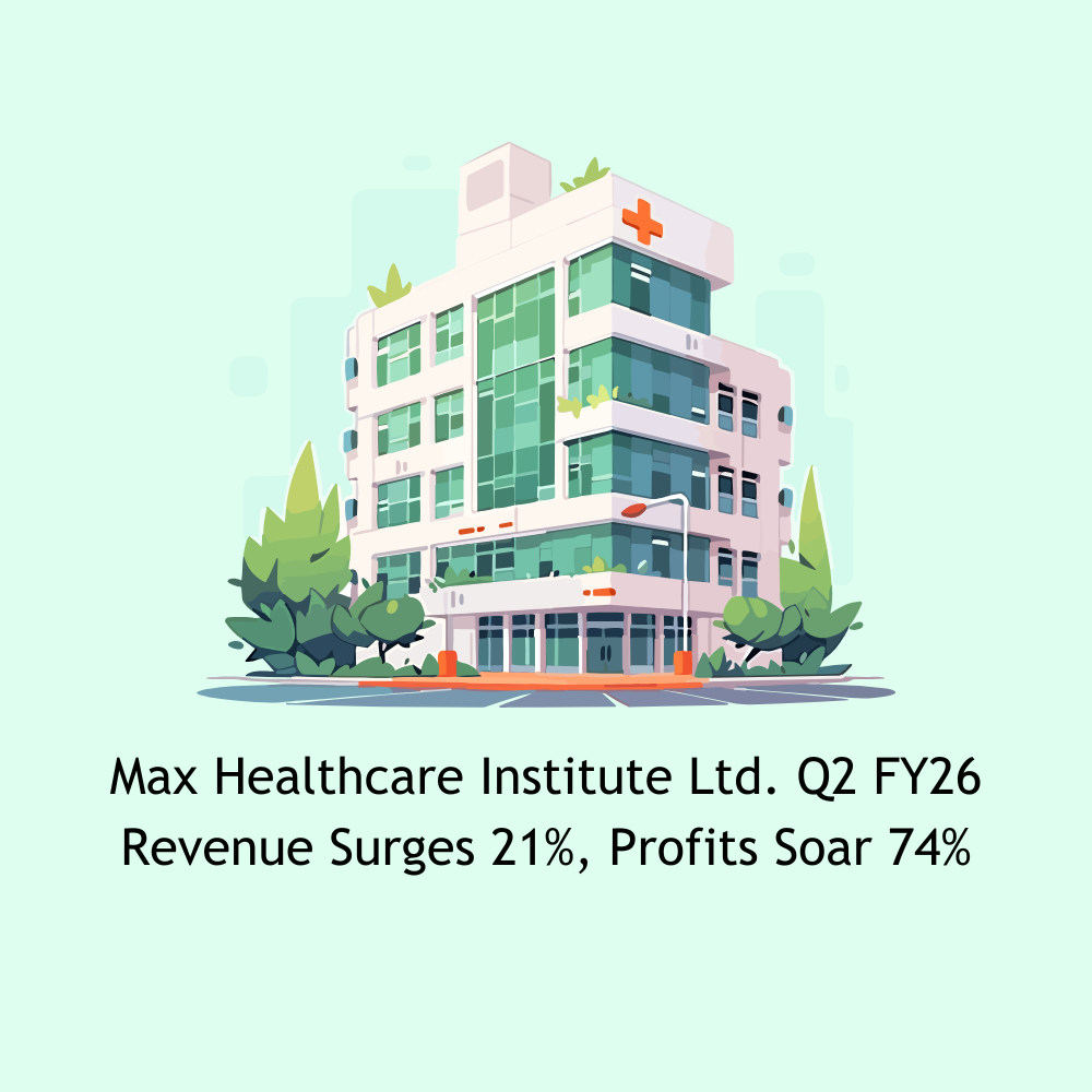 Featured image for Max Healthcare Institute Ltd. Q2 FY26 Revenue Surges 21%, Profits Soar 74%