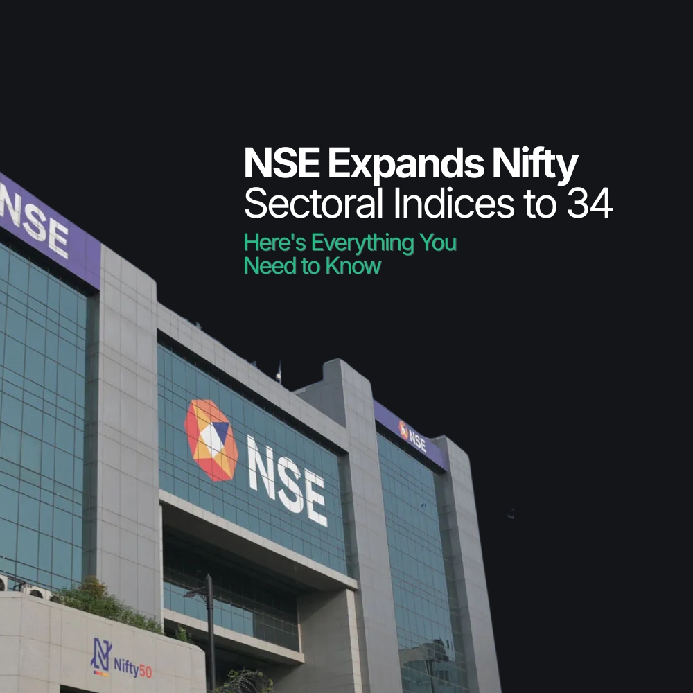 Featured image for NSE Expands Nifty Sectoral Indices to 34: Here's Everything You Need to Know