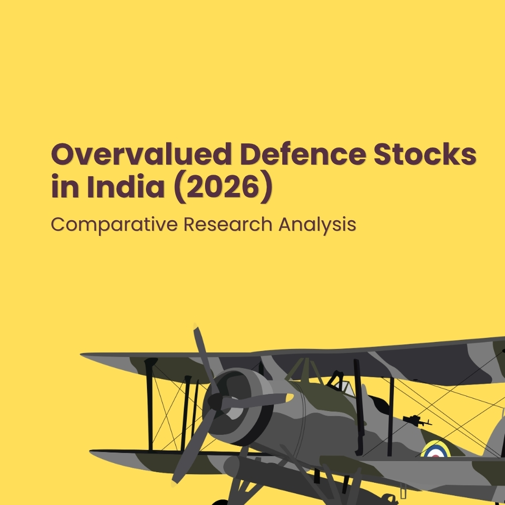 Featured image for Overvalued Defence Stocks in India (2026): Comparative Research Analysis