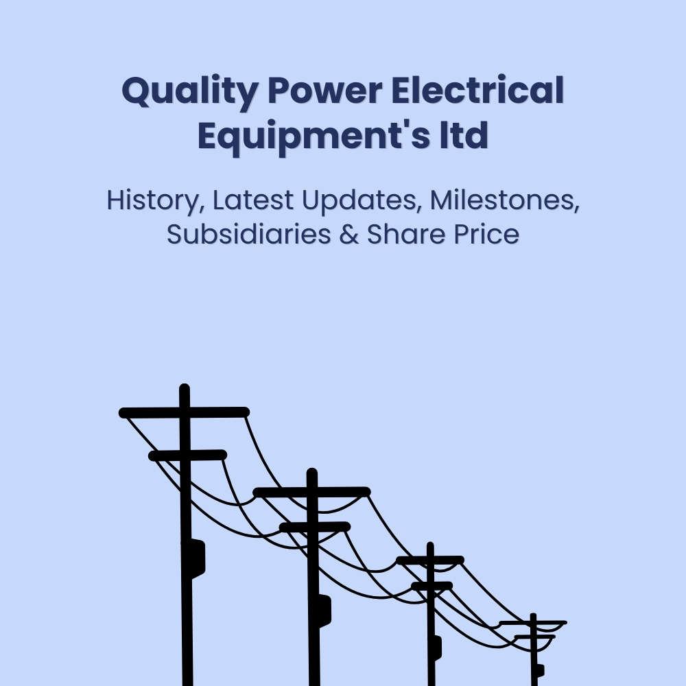 Featured image for Quality Power Electrical Equipments ltd. - History, Latest Updates, Milestones, Subsidiaries & Share