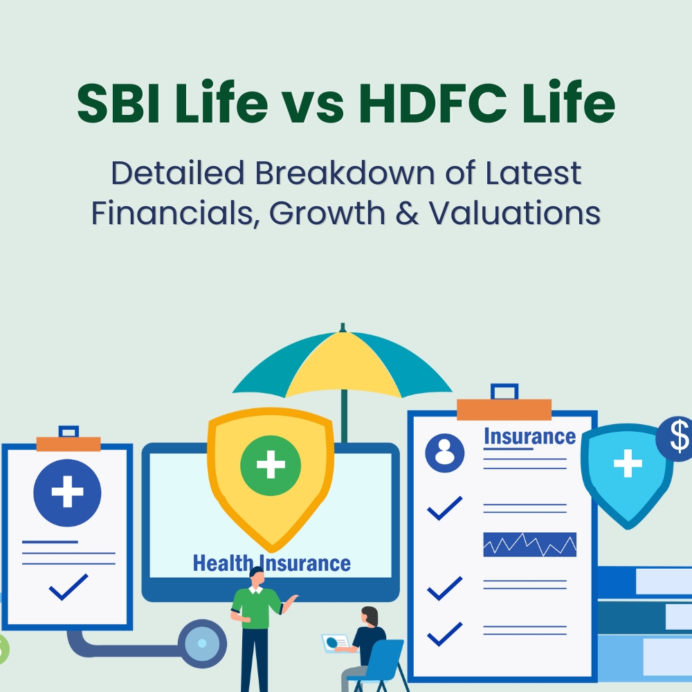 Featured image for SBI Life vs HDFC Life: Detailed Breakdown of Latest Financials, Growth & Valuations