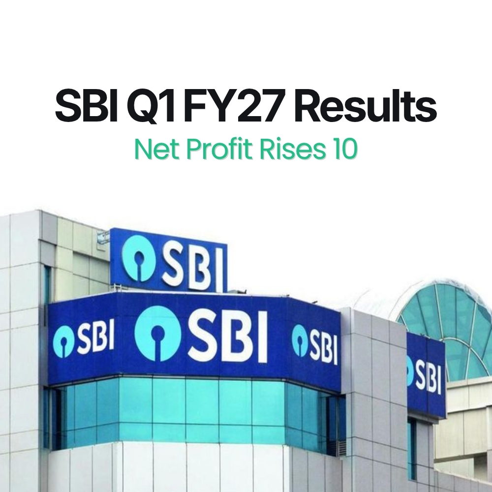 Featured image for SBI Q1 FY27 Results: Net Profit Rises 10
