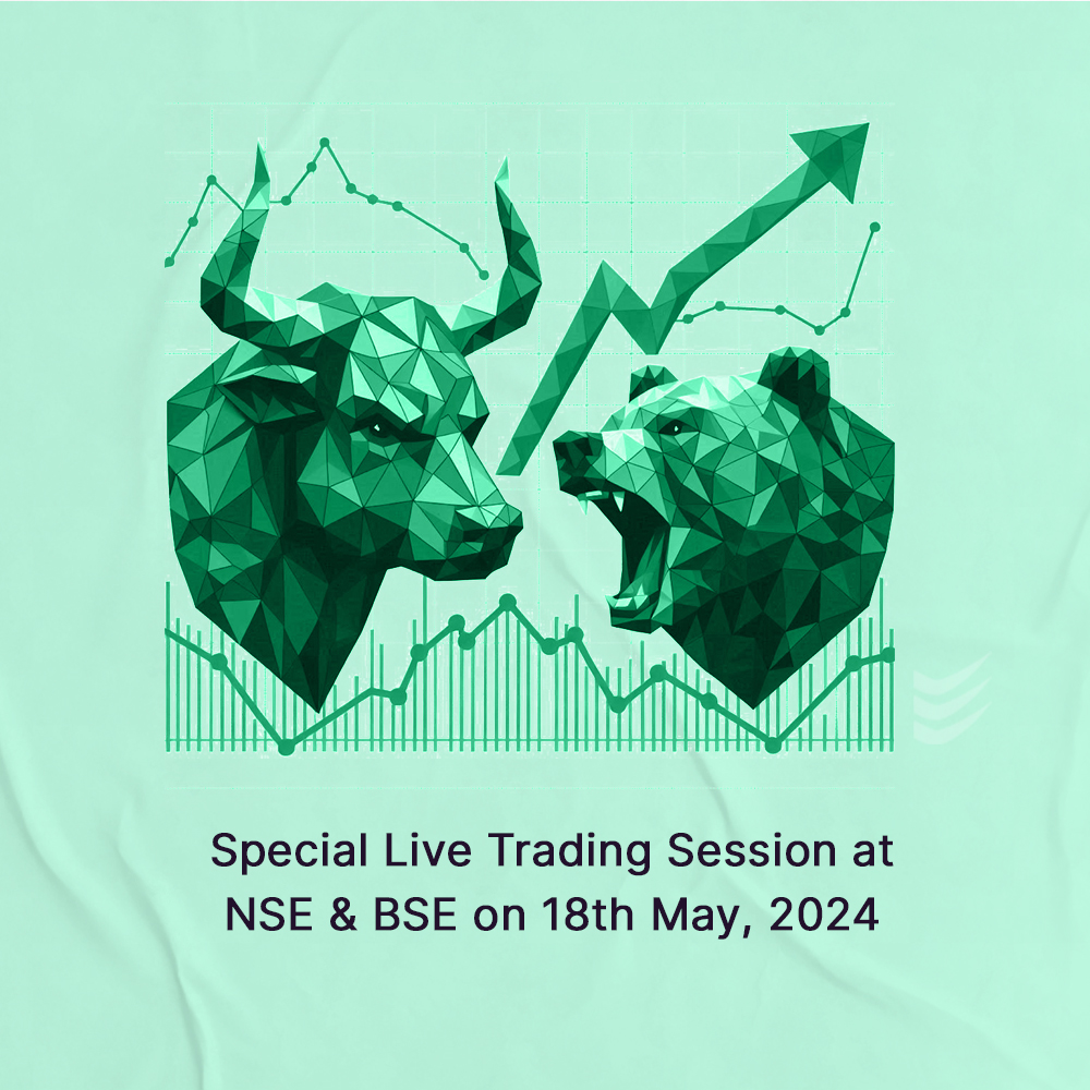 Featured image for Special Live Trading Session at NSE & BSE on 18th May, 2024