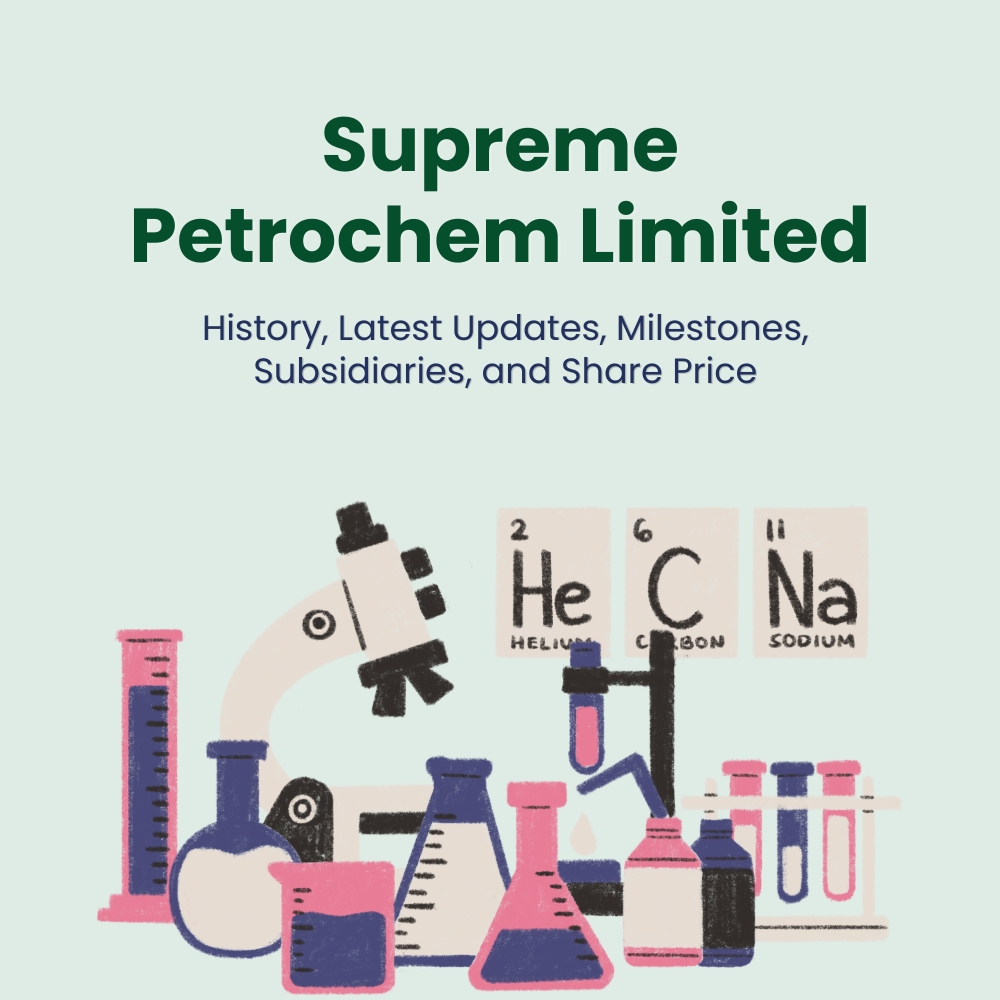 Featured image for Supreme Petrochem - History, Milestones, Subsidiaries & Share Price