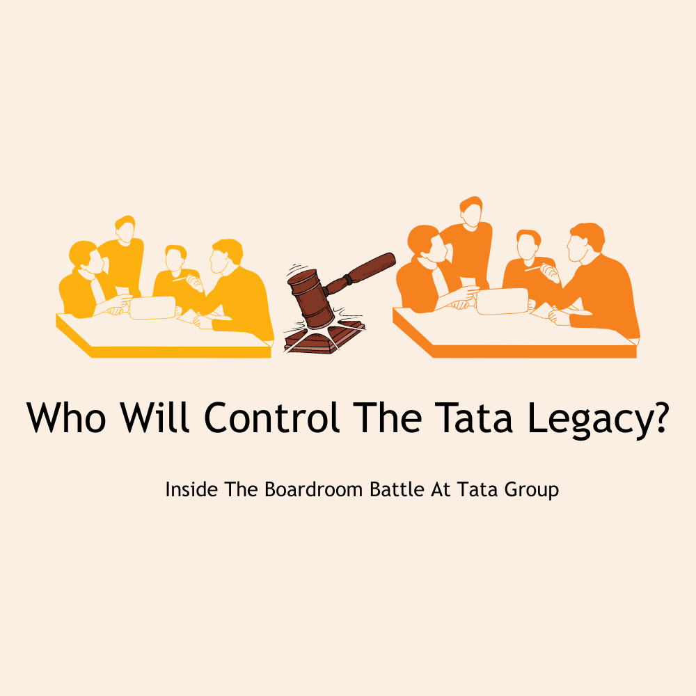 Featured image for Who Will Control the Tata Legacy? Inside the Boardroom Battle at Tata Group